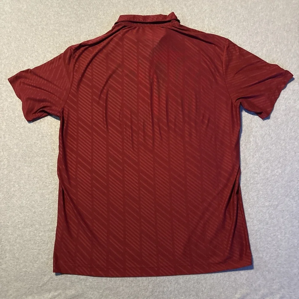 NIKE GOLF Men's Polo Tour Performance Dri Fit‎ Sz XL Red Very Good Cond.